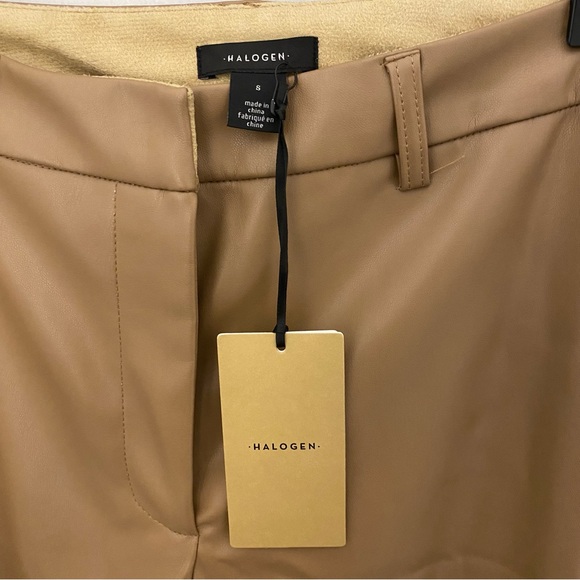 Halogen wide leg pleather cargo pant NWT - Picture 3 of 7